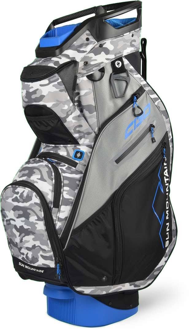 Sun Mountain C-130 Cart Bag - Black/Charcoal/White/Red O453