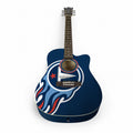 Woodrow Tennessee Titans - Guitar - acoustic - dreadnought cutaway - top: basswood - back: basswood - navy blue - with case