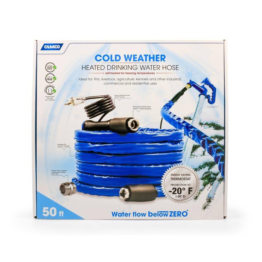 Camco 25 ft. Taste Pure Heated RV Drinking Hose N76600