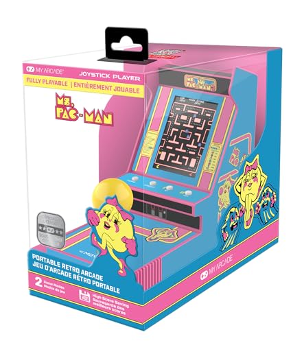 My Arcade Pac-Man Joystick Player Retro Gaming Console I562