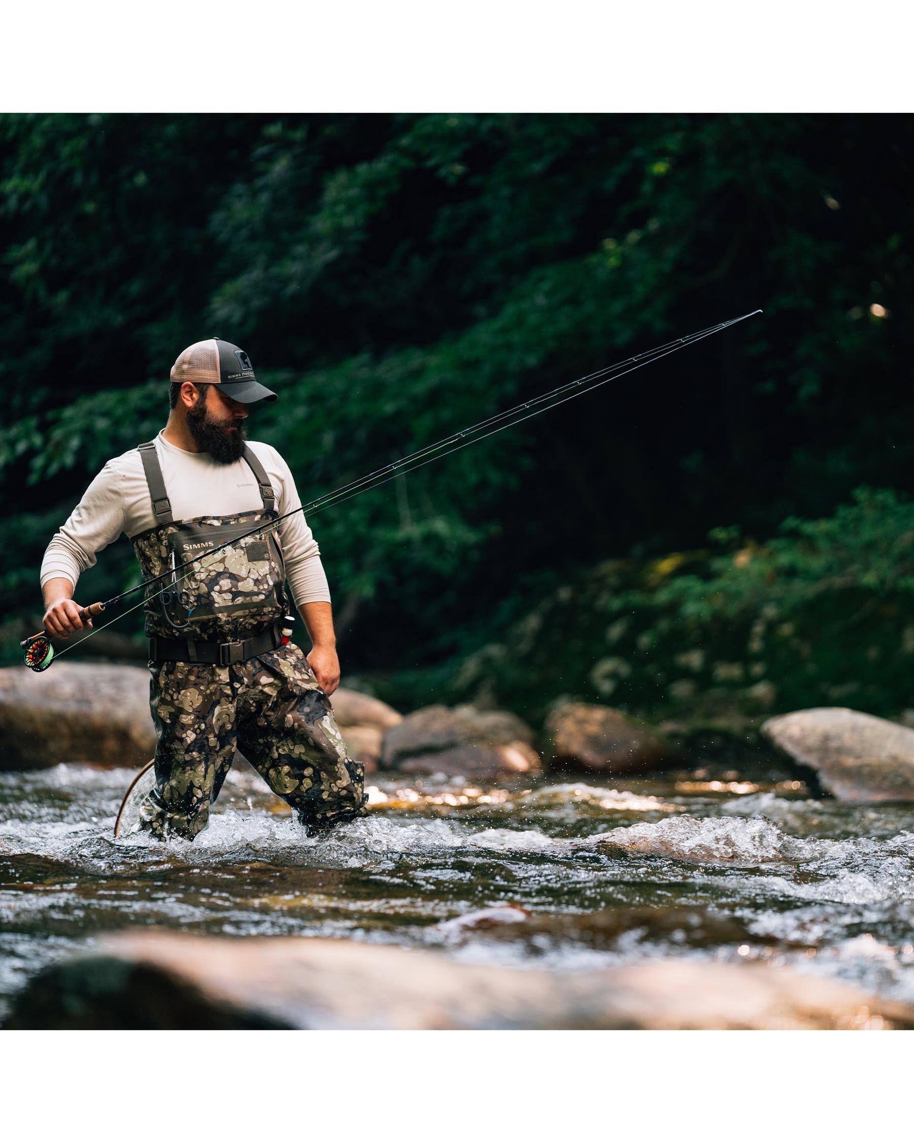 Simms G3 Guide Stockingfoot Waders Riparian Camo S W264