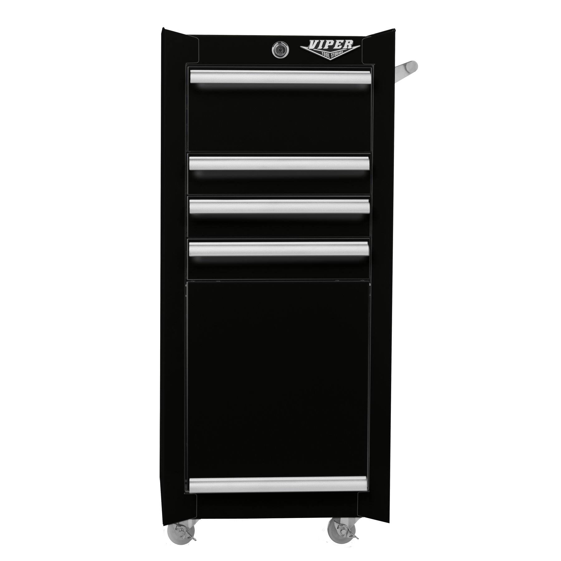 Viper Tool Storage 16-in 4-Drawer Tool Cart, Black K3763