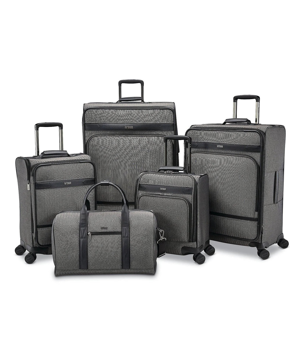 Hartmann Herringbone Deluxe Expandable Spinner Carry-On - Terracotta U3342