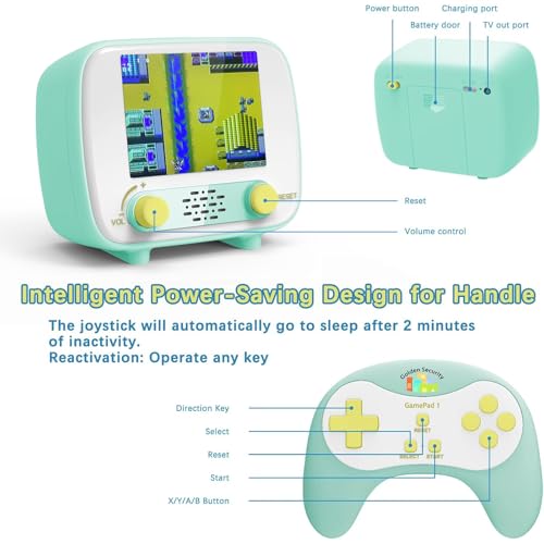 Mini Arcade Machine, Retro Handheld Console with 156 Classic Games C832