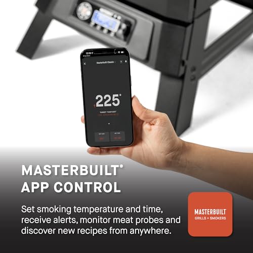 Masterbuilt 30-inch Digital Electric Vertical BBQ Smoker with Side Wood Chip Loader, Black A570