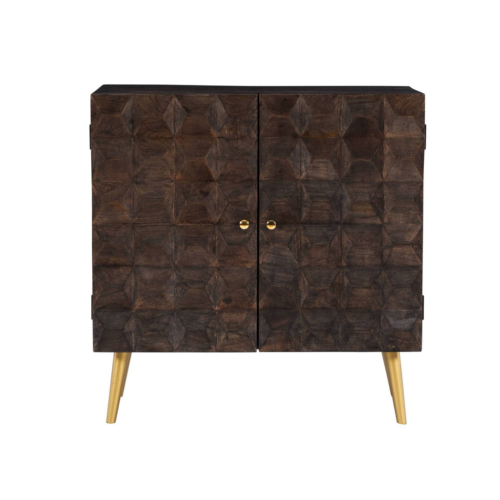Tandy 2 Door Cabinet Brown by Powell Company F4035