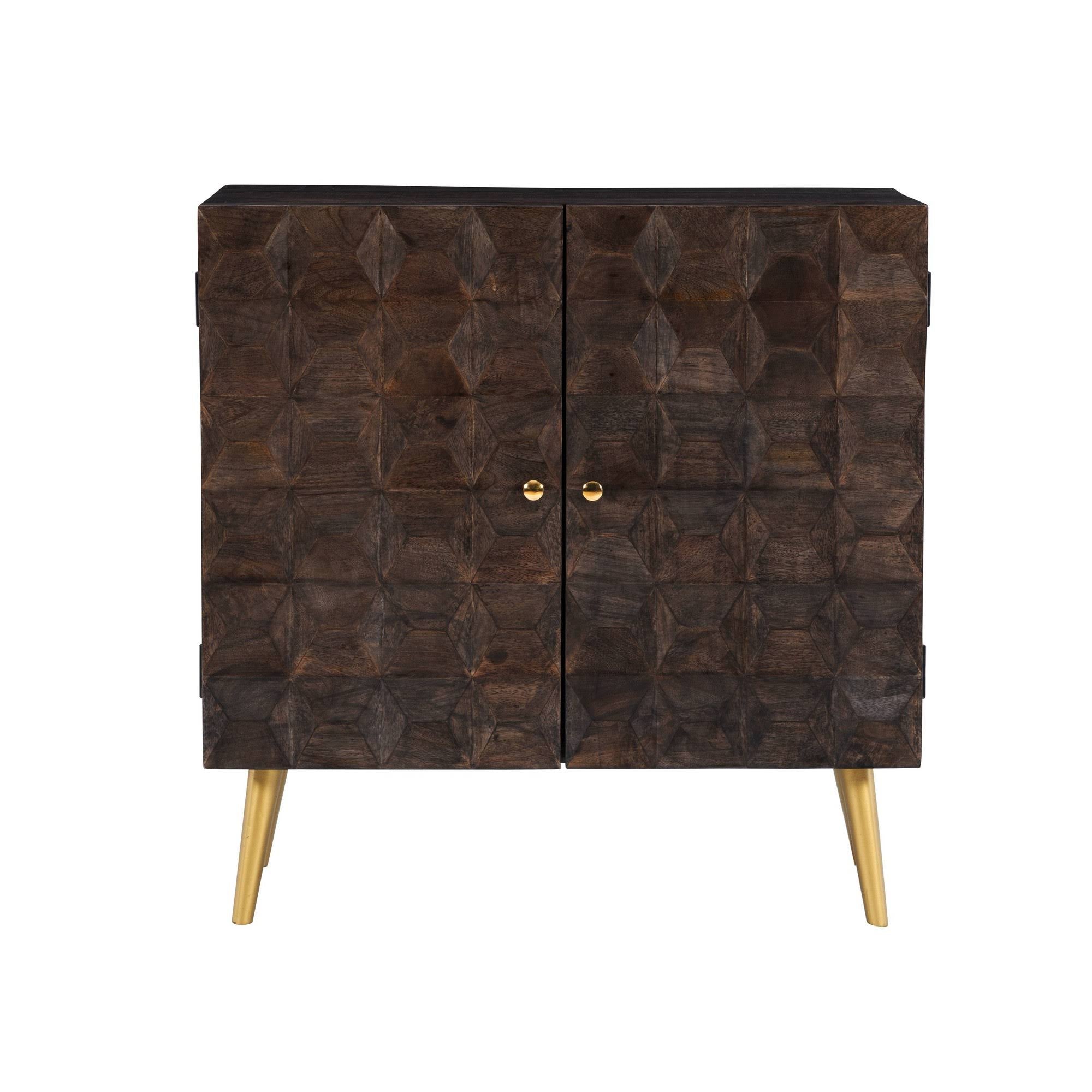 Tandy 2 Door Cabinet Brown by Powell Company F4035