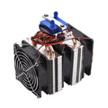 Walmeck 120W High Power Semiconductor Refrigeration Fish Tank Chiller  Refrigerator Cooling- Machine Chiller  Cooler Aquarium Chiller with 4pcs Heat Dissipation Copper  for 30 Liters Aquarium