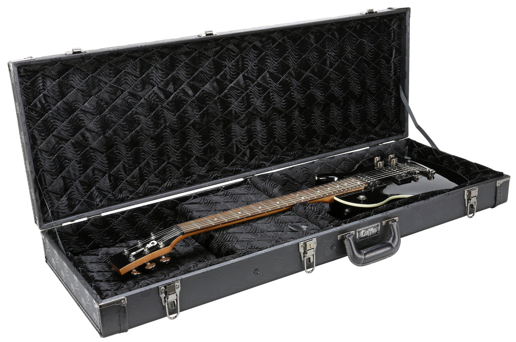 Coffin Skull Series Guitar Case with Black Velvet Interior M940983