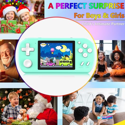 Handheld Games for Kids with 218 Built-in Games, 3.0" HD Screen, Blue G103188