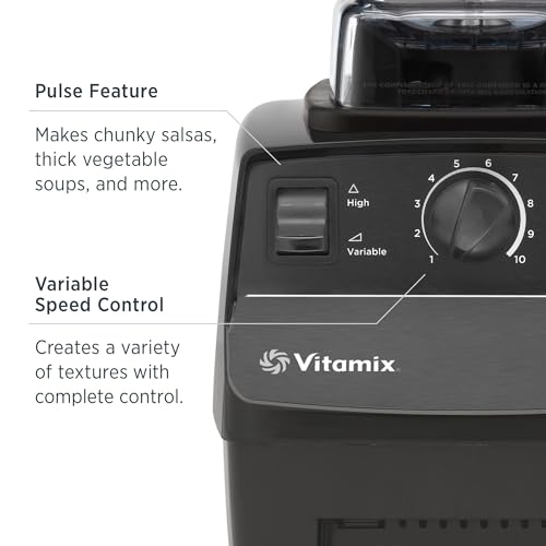 Vitamix 5200 Professional Grade Blender, 64oz Pitcher, Black W70616
