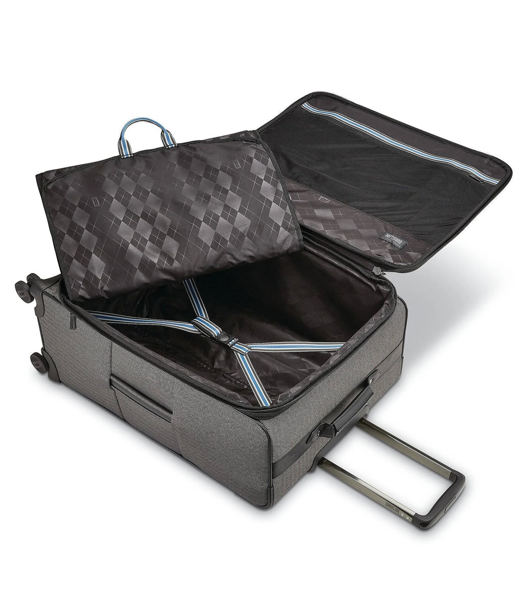 Hartmann Herringbone Deluxe Expandable Spinner Carry-On - Terracotta U3342