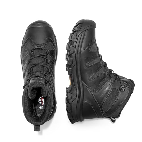 NORTIV 8 Men's Mid Hiking Boots Waterproof Outdoor Trekking Shoes C306805