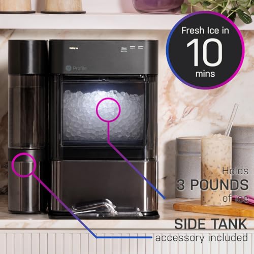 GE Profile Opal 2.0 XL Countertop Nugget Ice Maker with 1 Gallon Tank, Stainless Steel A2624