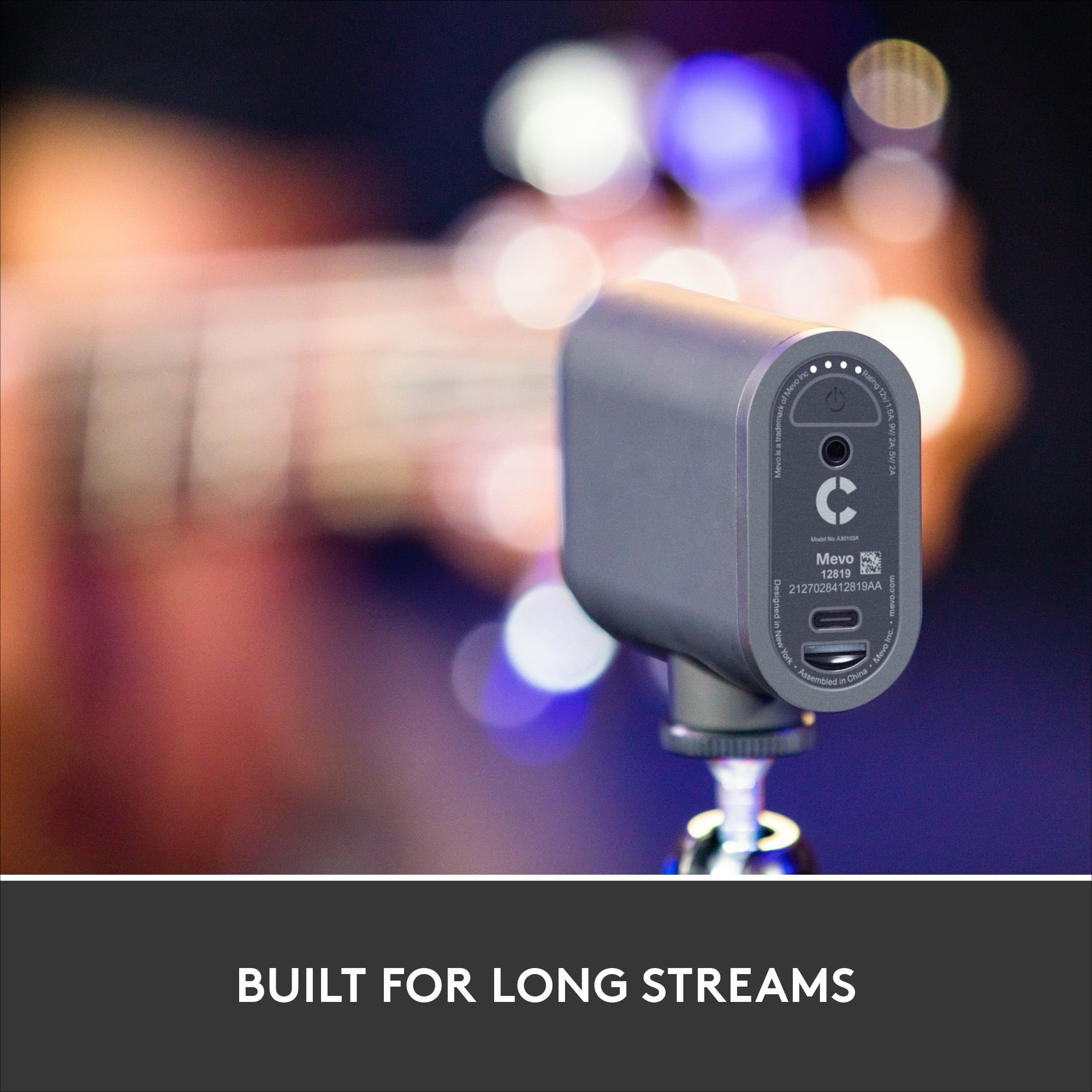 Logitech Mevo Start Wireless Live Streaming Camera, 1080p HD, Black U540187