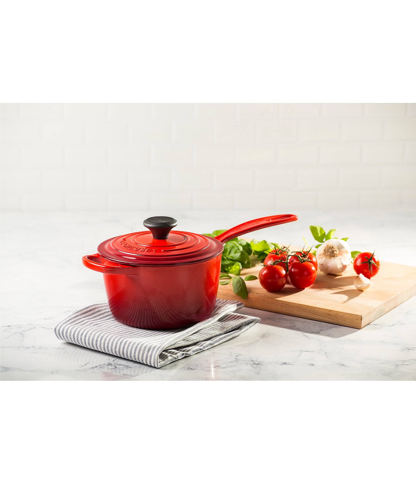 Le Creuset Signature 1.75-Quart Cast Iron Saucepan V4899