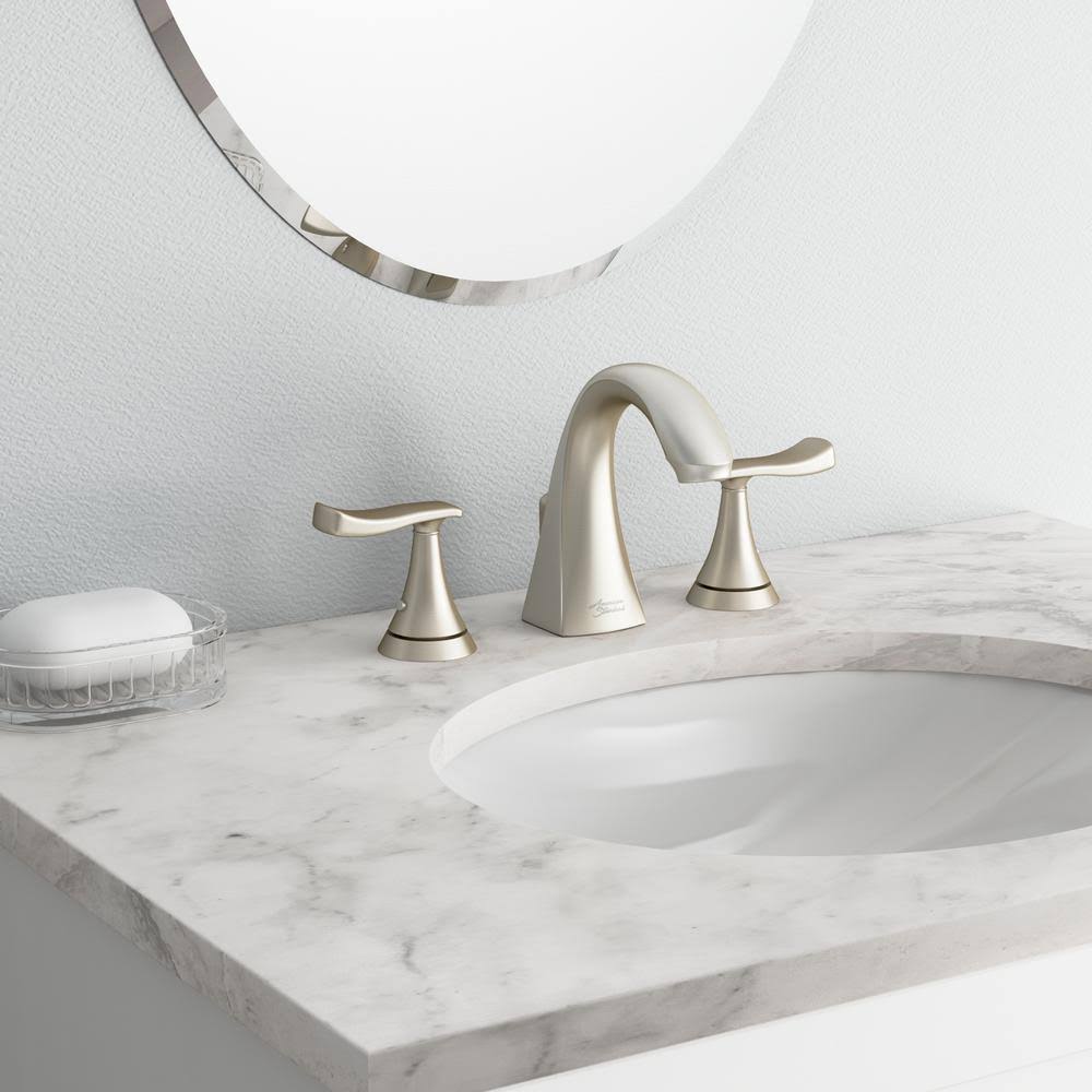 American Standard Chatfield 8x22 Bathroom Faucet, Brushed Nickel L825