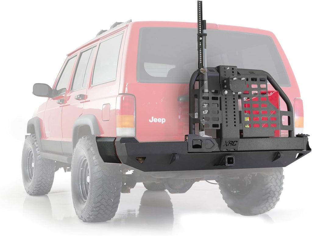 Smittybilt XRC Rear Bumper and Tire Carrier for Jeep Cherokee XJ V379