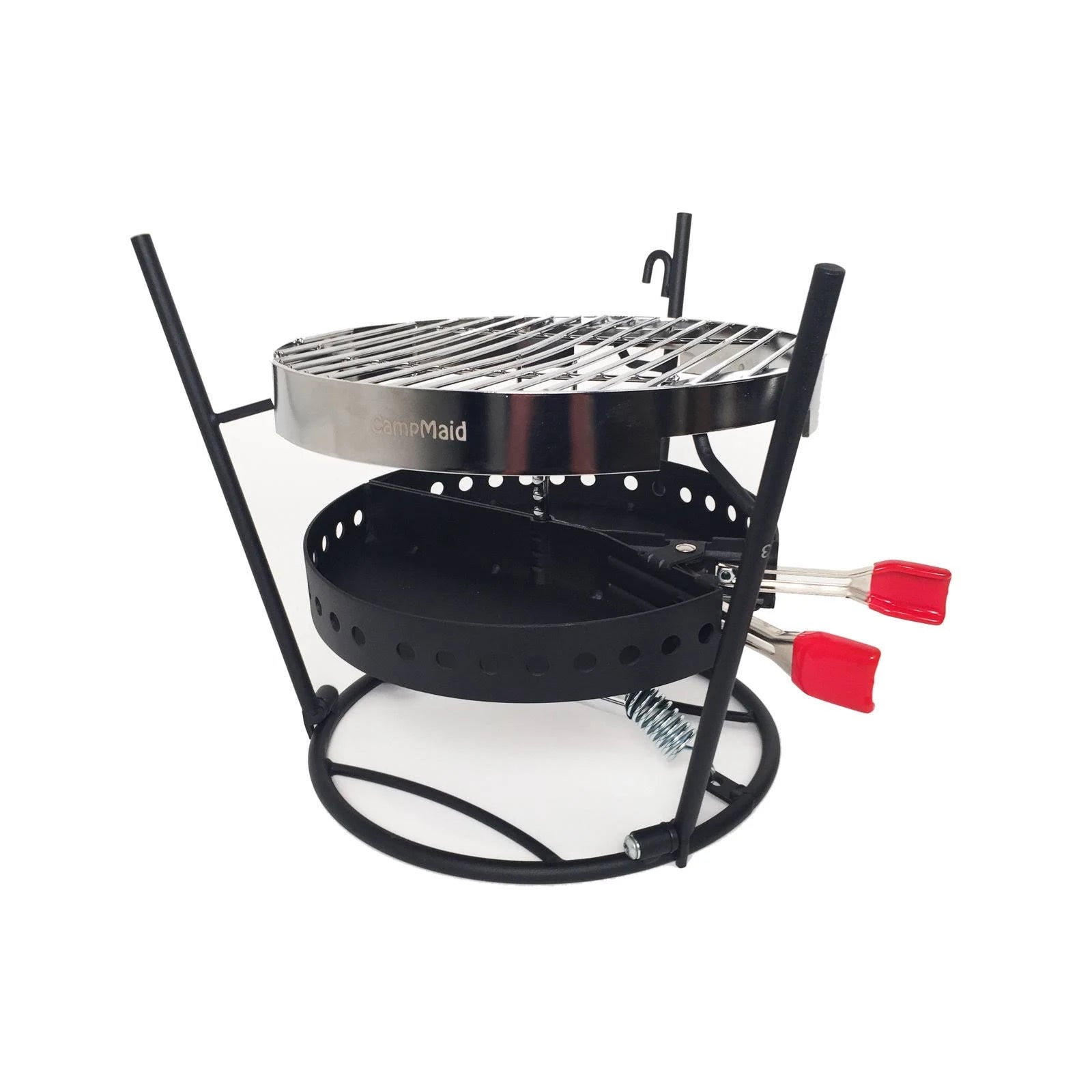 Campmaid 3-Piece Combo Grill Set Black W6683