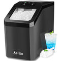 Aeitto Nugget Ice Maker Countertop, 55lbs/Day, Self-Cleaning, Stainless Steel K293