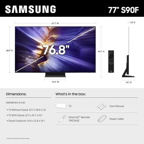 Samsung 55-Inch Class OLED S90F 4K Smart TV (2025 Model) U973585