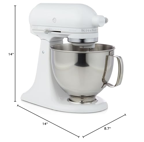 KitchenAid KSM150PSTG Artisan 5-Qt Stand Mixer with Pouring Shield, Tangerine T7346