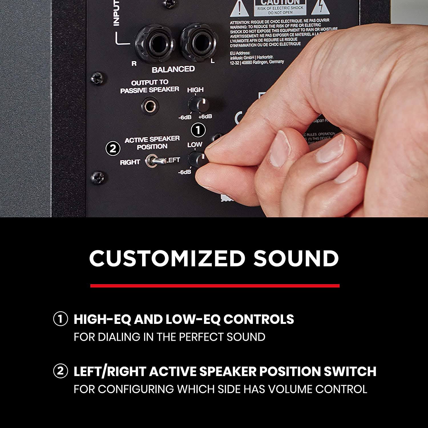 M-Audio BX4 Powered Reference Studio Monitors U270