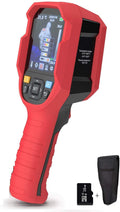 220 x160 IR Infrared Thermal Imager Camera Rechargeable Handheld, 35200 Pixels Temperature Automatic Tracking Thermal Imaging Camera with 3.5” LCD Display, 5 Colors Palette and LED Light