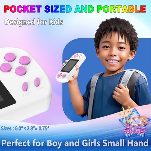 Handheld Games for Kids with 218 Built-in Games, 3.0" HD Screen, Blue G103188