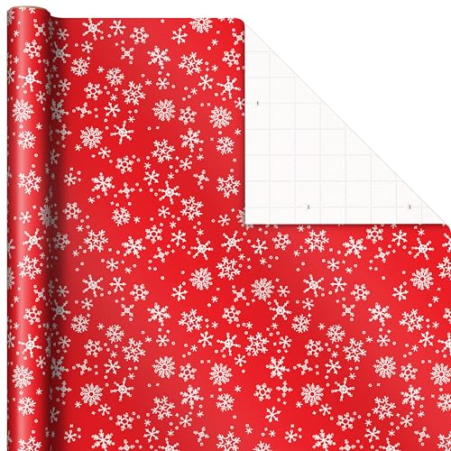 Hallmark Red Green Gold Christmas Wrapping Paper Set with Bows, Ribbon & Gift Tags C86717