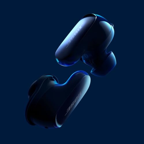 Bose QuietComfort Ultra Bluetooth Earbuds, Wireless with Spatial Audio and Active Noise Cancellation, Black R443808