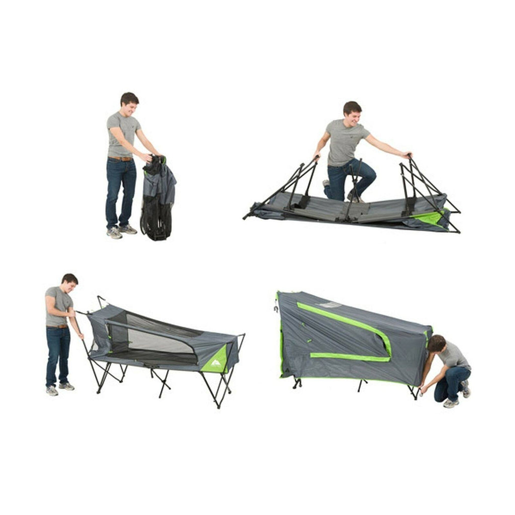 Ozark Trail Instant Tent Cot with Rainfly, Sleeps 1 L46699