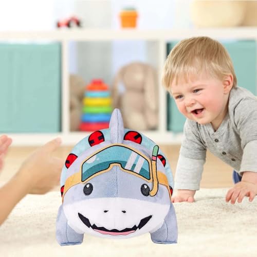 Cute Land Shark Plush Toy 9.8 Inch Soft Stuffed Animal Pillow Doll W878253