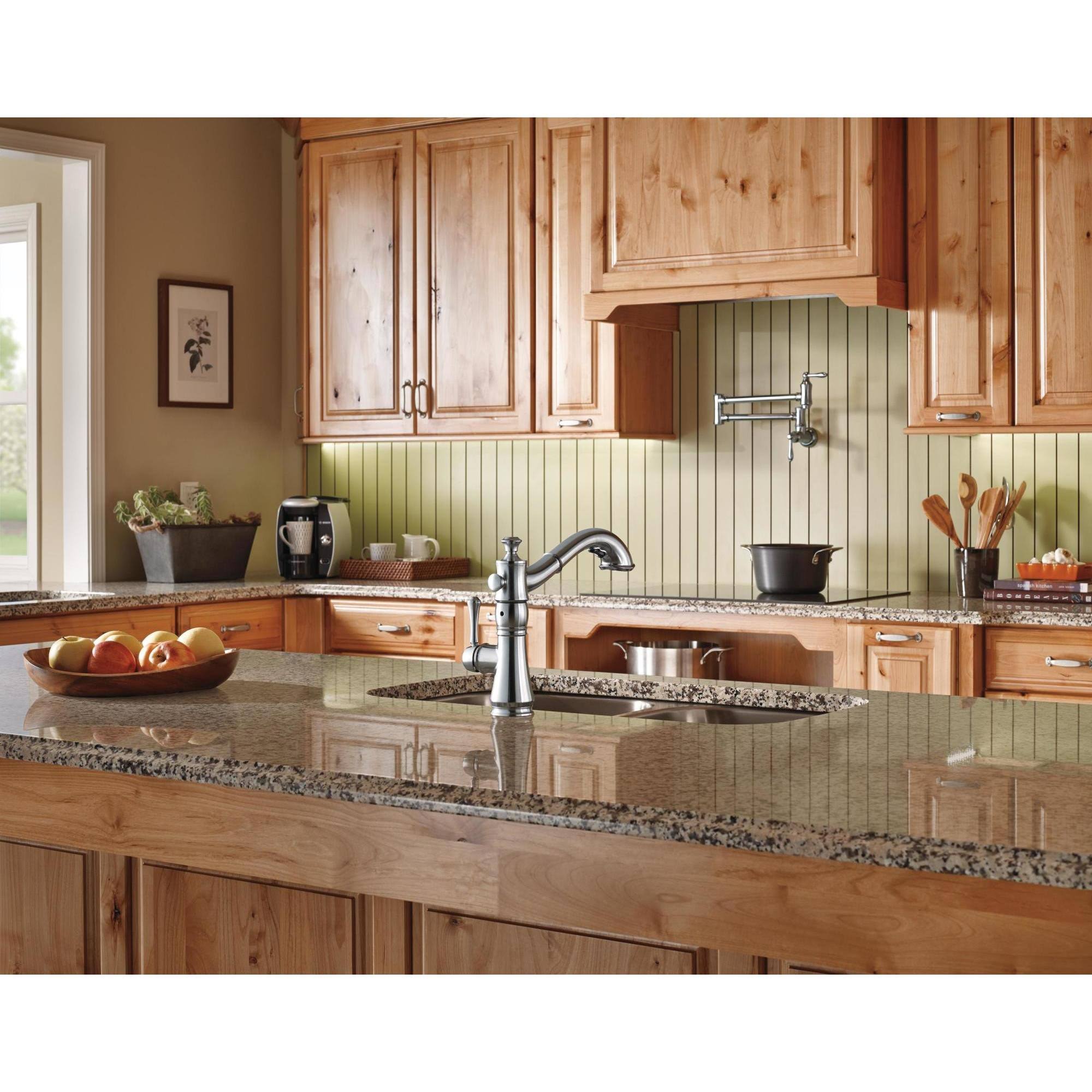 Delta 4197-RB-DST Cassidy Single Handle Pull-Out Kitchen Faucet, Venetian Bronze P279
