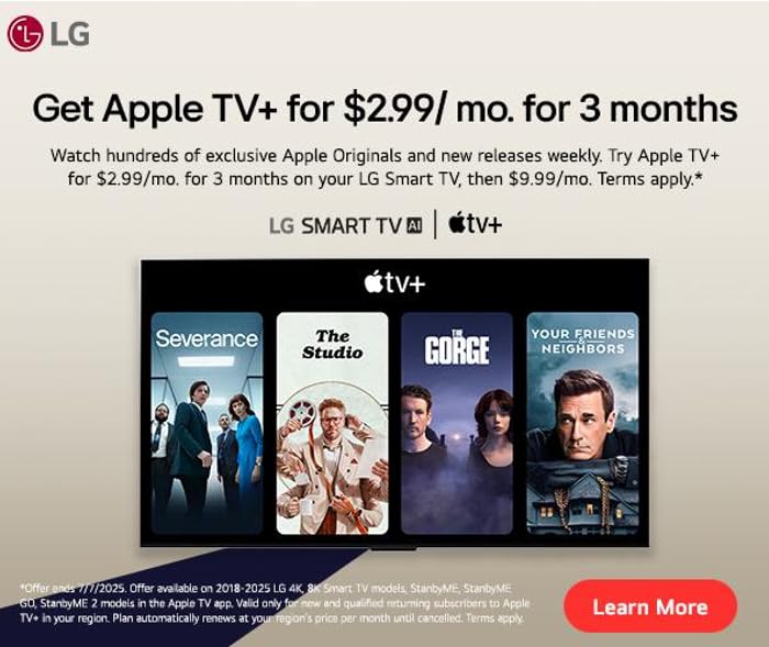 LG 55-Inch Class OLED evo AI 4K C5 Series Smart TV Y73906