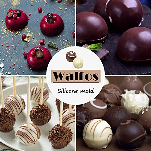 Silicone Mold for Baking, Half Sphere Chocolate Cake Jelly Mold (2 Packs) L40364