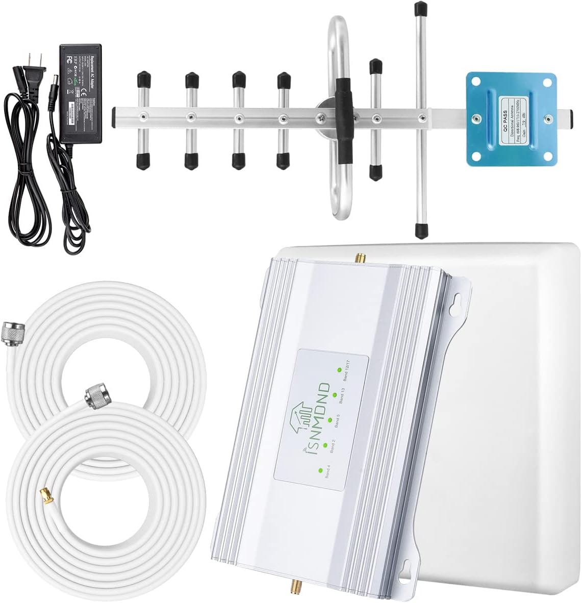 Verizon Home Cell Phone Booster AT&T Signal Booster for Cell Phone Boosts 4G LTE & 5G up to 6,000 sq ft for All U.S. Carriers, Cell Phone Booster Verizon Signal Booster ATT Cell Booster for Home