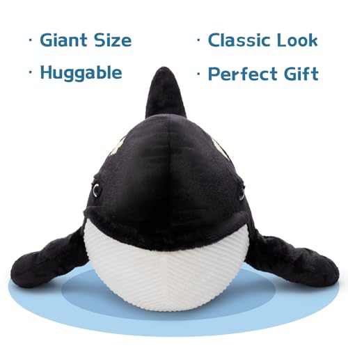 MorisMos 31.5Inch Orca Stuffed Animal Plush Toy for Kids M6808