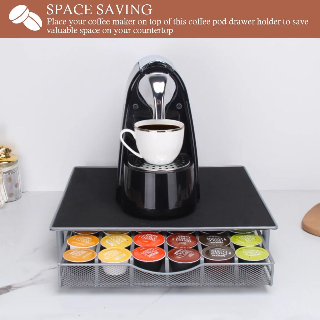 Isyunen K-Cup Holder Drawer Storage for Keurig Coffee Pods, 36 Capacity H394