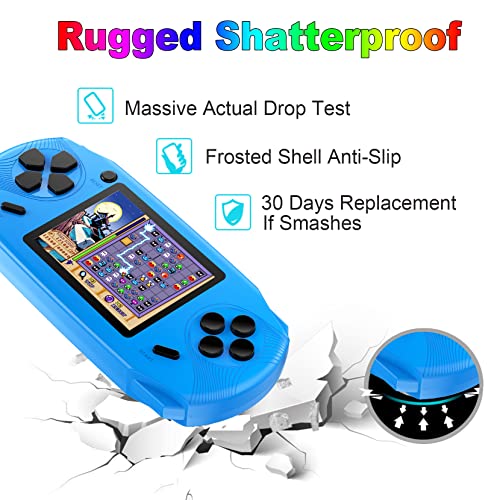 16 Bit Handheld Retro Video Game Player with 3.0'' Screen, Yellow K879