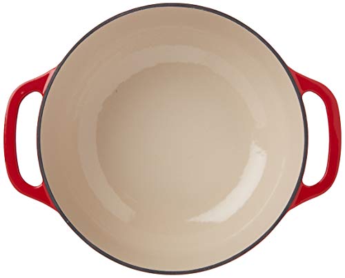 Lodge 6 Quart Enameled Cast Iron Dutch Oven with Lid, Indigo A835868