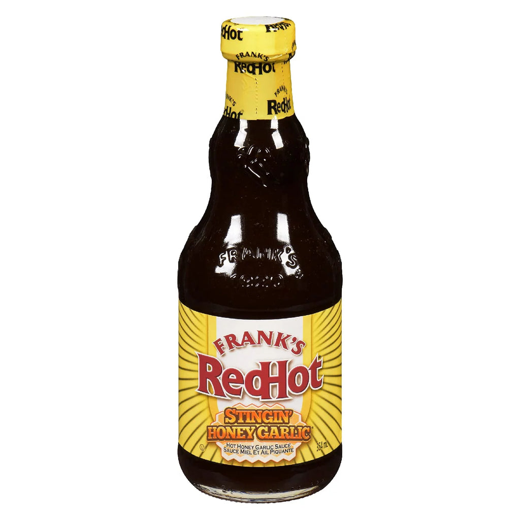 Frank,S Redhot, Hot Sauce, Stingin, Honey Garlic, 354Ml (Imported From Canada)