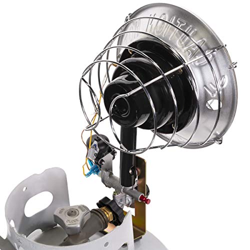 XtremepowerUS 15,000 BTU Propane Tank Top Heater with Safety Shut-Off, Outdoor I556