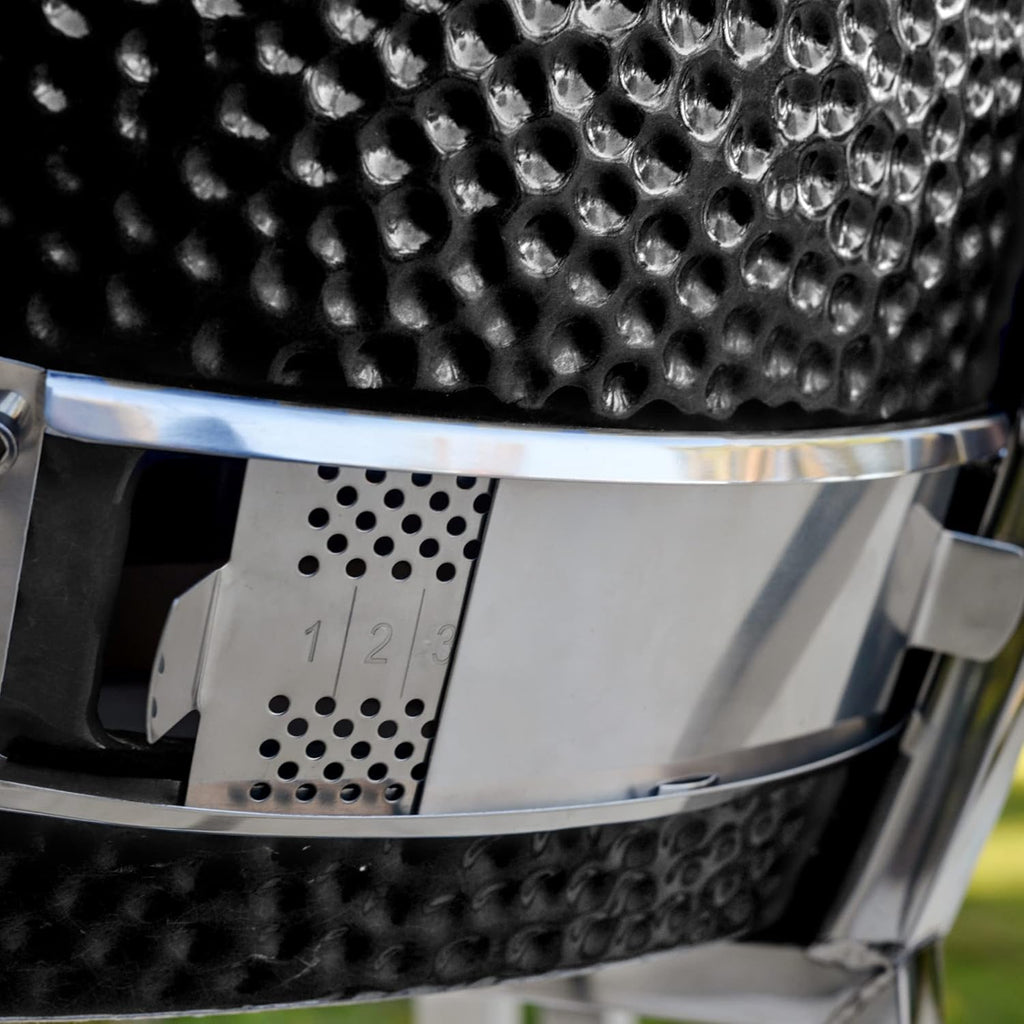 Lifesmart 15 Kamado 6-in-1 Grill with Stainless Steel Cart T234