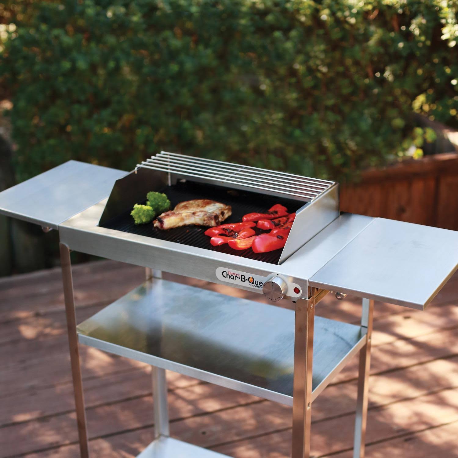 Maverick EA-150 Stainless Steel Rollabout Cart with Side Shelves K194121