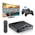 Kinhank Super Console X2 Pro Retro Game Console with 60000+Games,Video Game Console EmuELEC 4.5&Android 9.0 in 1,Compatible with 65+ Emulators,2 Controllers