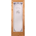 Feather River Doors 30 in. x 80 in. Pantry Woodgrain 1 Lite Unfinished Knotty Alder Interior Door Slab, Knotty Alder- Ready to S