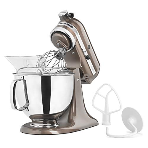 KitchenAid KSM150PSTG Artisan 5-Qt Stand Mixer with Pouring Shield, Tangerine T7346