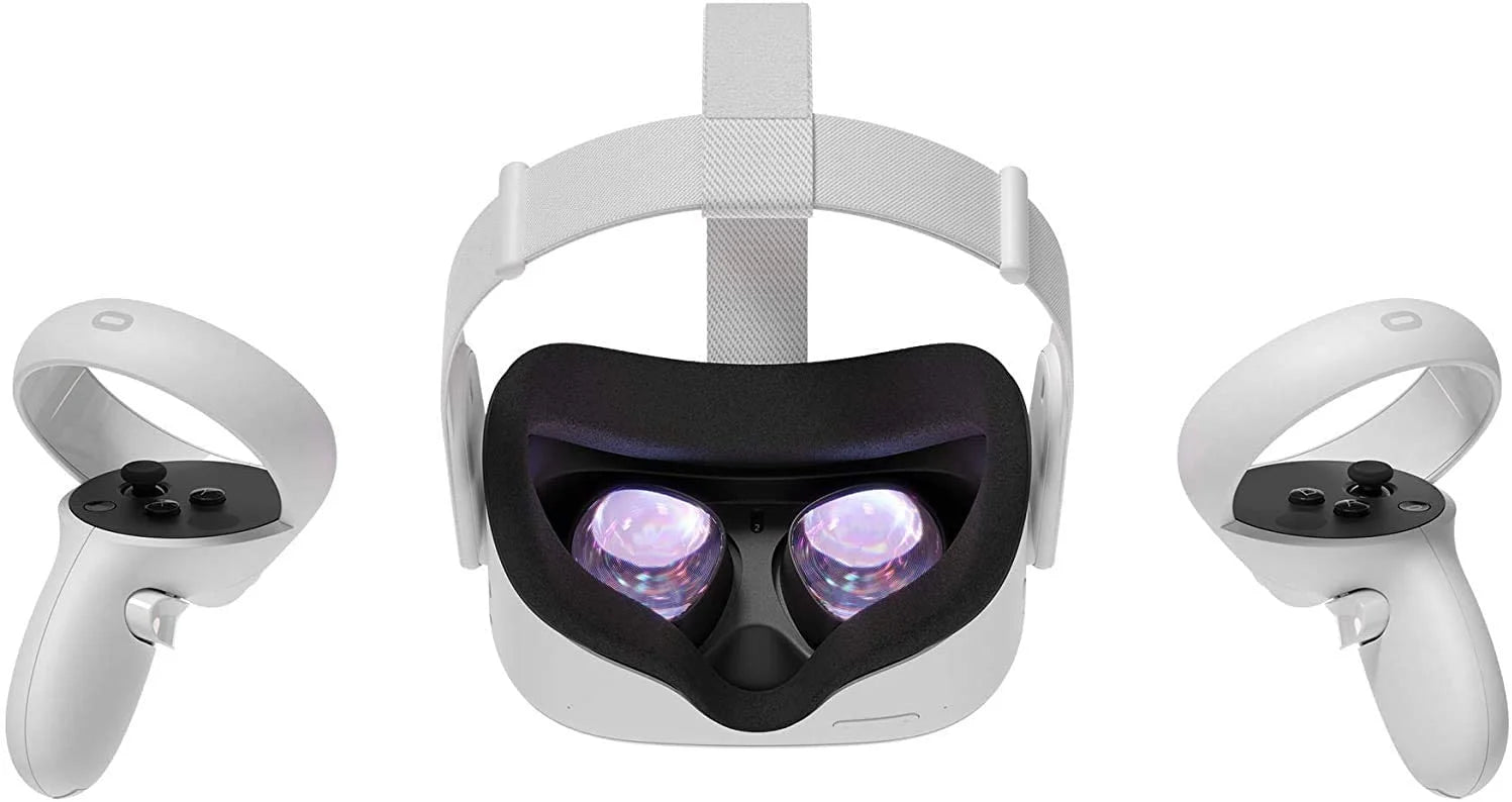 Oculus Quest 2 All-In-One VR Headset with Touch Controllers, 128GB, Marxsol Bundle E32057