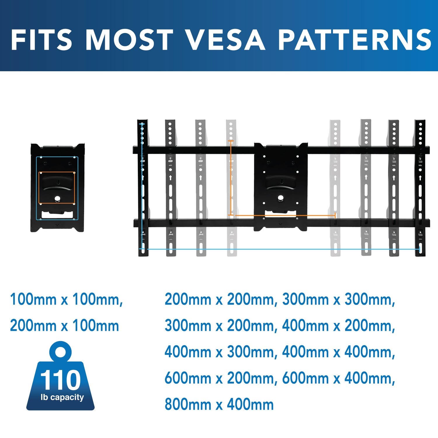 Mount-It! Extending Long Arm TV Mount for 42-70 Displays (MI-372) I480136